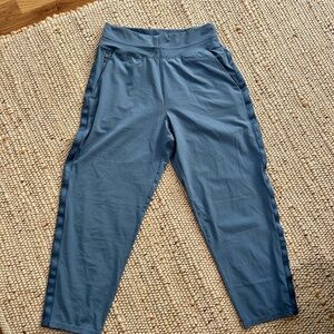 Blue Athleta Side Stripe Jogger